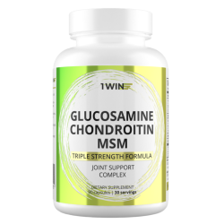1WIN Глюкозамин+хондроитин+МСМ / Glucosamine+chondroitin+MSM капсулы массой 930 мг 90 шт