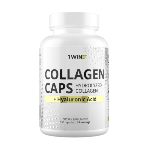 1WIN Коллаген с витамином С и гиалуроновой кислотой / Сollagen with Vitamin C and Hyaluronic acid капсулы массой 440 мг 155 шт 1WIN Коллаген с витамином С и гиалуроновой кислотой / Сollagen with Vitamin C and Hyaluronic acid капсулы массой 440 мг 155 шт