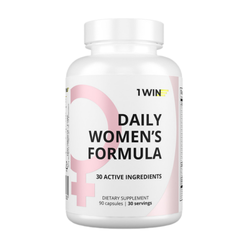 1WIN Мультивитамины для женщин / Daily women’s complex капсулы массой 680 мг 90 шт 1WIN Мультивитамины для женщин / Daily women’s complex капсулы массой 680 мг 90 шт