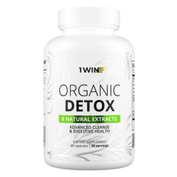 1WIN Органик детокс / Organic detox капсулы массой 460 мг 60 шт
