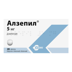 Алзепил таблетки покрыт.плен.об. 5 мг 28 шт.