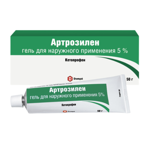 Артрозилен гель для наружного применения 5 % 50 г 1 шт Артрозилен гель для наружного применения 5 % 50 г 1 шт