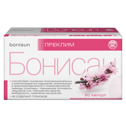 Бонисан Преклим капсулы массой 0,5 г 60 шт Бонисан Преклим капсулы массой 0,5 г 60 шт