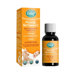 Colief Vitamin C Drops Колиф витамин C капли 30 мл 1 шт