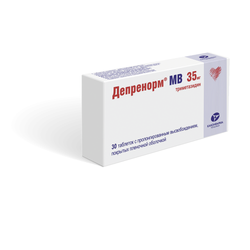 Депренорм МВ таблетки с пролонг высвобождением покрыт.плен.об. 35 мг 30 шт Депренорм МВ таблетки с пролонг высвобождением покрыт.плен.об. 35 мг 30 шт