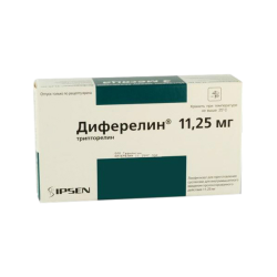 Диферелин лиофилизат д/приг суспензии для в/м и п/к введ пролонг действия 11,25 мг фл 1 шт Диферелин лиофилизат д/приг суспензии для в/м и п/к введ пролонг действия 11,25 мг фл 1 шт