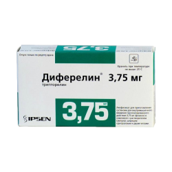 Диферелин лиофилизат д/приг суспензии для в/м введ пролонг действия 3,75 мг фл 1 шт Диферелин лиофилизат д/приг суспензии для в/м введ пролонг действия 3,75 мг фл 1 шт