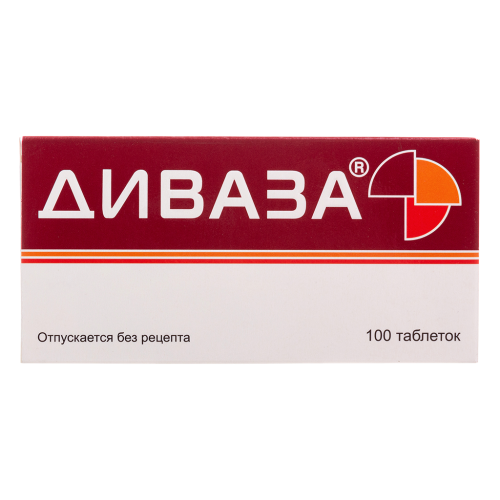 Диваза таблетки для рассасывания 100 шт Диваза таблетки для рассасывания 100 шт