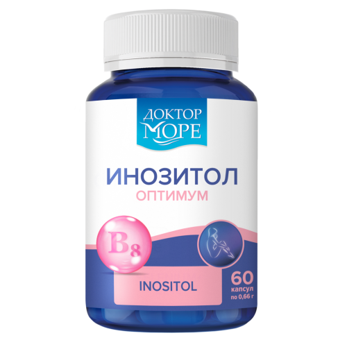 Доктор Море Инозитол оптимум/Inositol optimum капсулы по 0,66 г 60 шт Доктор Море Инозитол оптимум/Inositol optimum капсулы по 0,66 г 60 шт