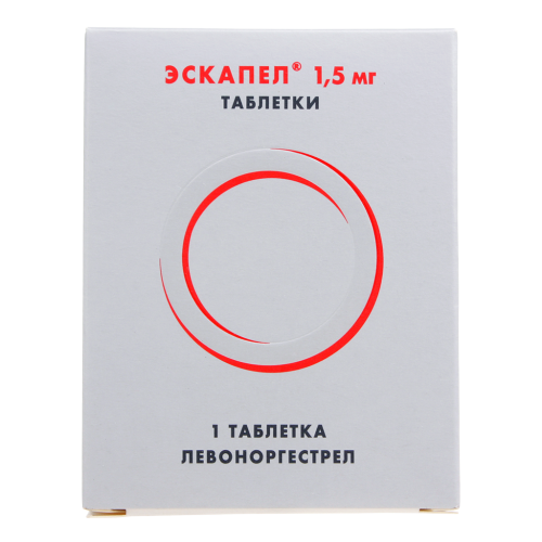 Эскапел таблетки 1,5 мг 1 шт Эскапел таблетки 1,5 мг 1 шт