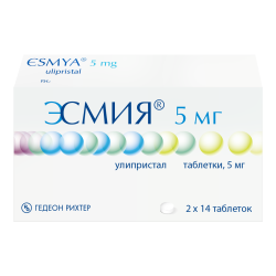 Эсмия таблетки 5 мг 28 шт Эсмия таблетки 5 мг 28 шт
