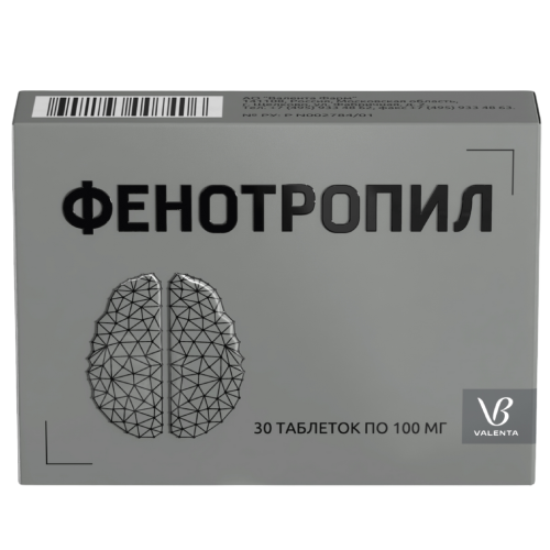 Фенотропил таблетки 100 мг 30 шт Фенотропил таблетки 100 мг 30 шт