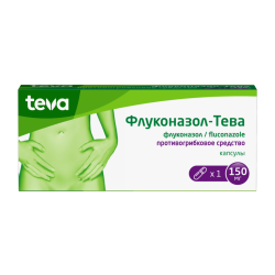 Флуконазол-Тева капсулы 150 мг 1 шт