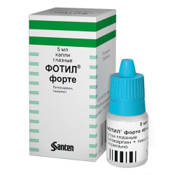 Фотил форте капли глазные 40 мг/мл+5 мг/мл 5 мл 1 шт Фотил форте капли глазные 40 мг/мл+5 мг/мл 5 мл 1 шт