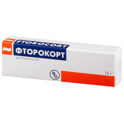 Фторокорт мазь для наружного применения 0,1 % 15 г 1 шт Фторокорт мазь для наружного применения 0,1 % 15 г 1 шт