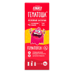 Гематоша батончик желейный массой 20,5 г вкус вишни стик 1 шт Гематоша батончик желейный массой 20,5 г вкус вишни стик 1 шт