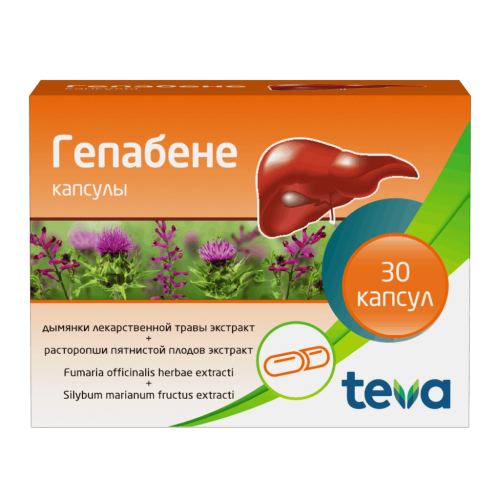 Гепабене капсулы 30 шт