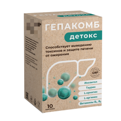 Гепакомб Детокс пакеты массой 6 г 10 шт Гепакомб Детокс пакеты массой 6 г 10 шт