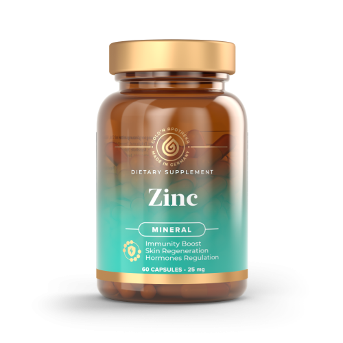 Gold'n Apotheka Zinc 25 mg/Цинк 25 мг капсулы массой 0,45 г 60 шт