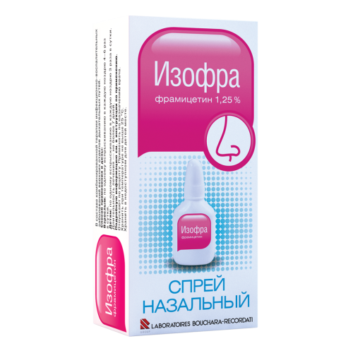 Изофра спрей назальный 1,25 % 15 мл 1 шт
