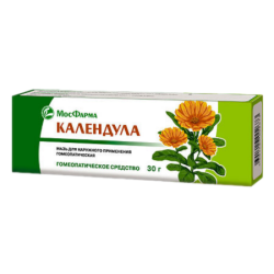 Календула мазь для наружного применения гомеопатическая 30 г 1 шт Календула мазь для наружного применения гомеопатическая 30 г 1 шт