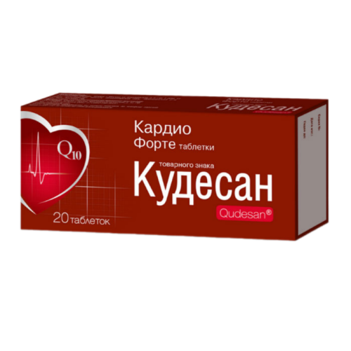 Кардио Форте таблетки товарного знака Кудесан массой 0,4 г 20 шт Кардио Форте таблетки товарного знака Кудесан массой 0,4 г 20 шт