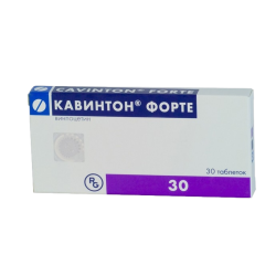 Кавинтон Форте таблетки 10 мг 30 шт Кавинтон Форте таблетки 10 мг 30 шт