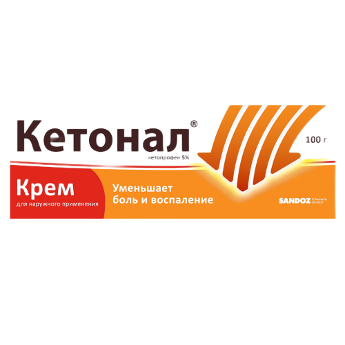 Кетонал крем для наружного применения 5 % 100 г Кетонал крем для наружного применения 5 % 100 г