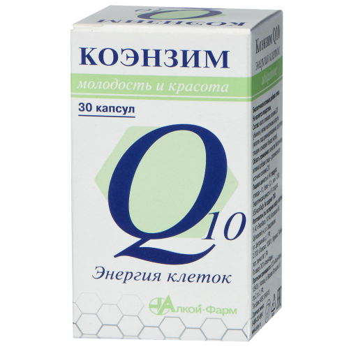 Коэнзим Q10 Энергия клеток капсулы по 500 мг 30 шт Коэнзим Q10 Энергия клеток капсулы по 500 мг 30 шт