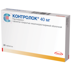 Контролок таблетки кишечнорастворимые покрыт.плен.об. 40 мг 28 шт