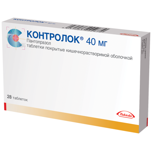 Контролок таблетки кишечнорастворимые покрыт.плен.об. 40 мг 28 шт Контролок таблетки кишечнорастворимые покрыт.плен.об. 40 мг 28 шт