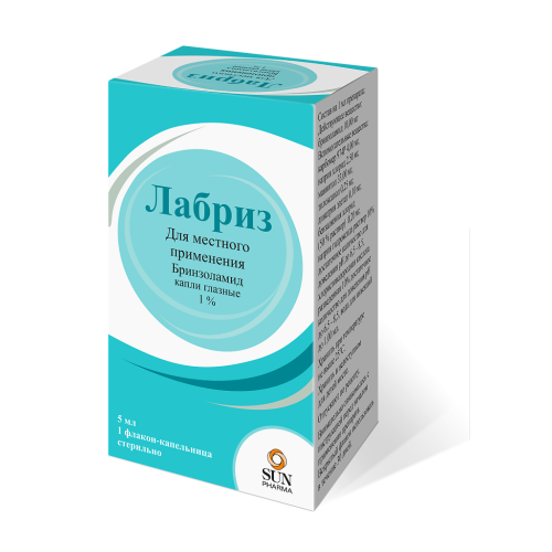 Лабриз капли глазные 1 % 5 мл 1 шт