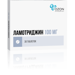 Ламотриджин таблетки 100 мг 30 шт