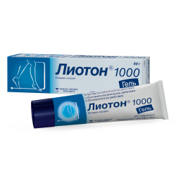 Лиотон 1000 гель для наружного применения 1000 ме/г 50 г 1 шт