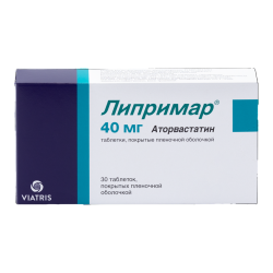 Липримар таблетки покрыт.плен.об. 40 мг 30 шт