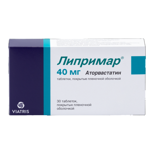 Липримар таблетки покрыт.плен.об. 40 мг 30 шт Липримар таблетки покрыт.плен.об. 40 мг 30 шт