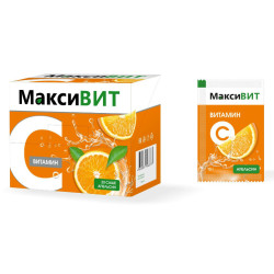 Максивит Витамин С пор со вкусом апельсина 16 г, 20 шт. Максивит Витамин С пор со вкусом апельсина 16 г, 20 шт.