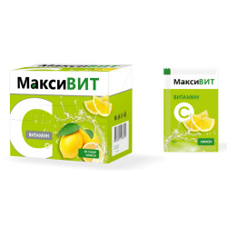 Максивит Витамин С пор со вкусом лимона 16 г, 20 шт. Максивит Витамин С пор со вкусом лимона 16 г, 20 шт.