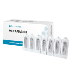 Месалазин суппозитории ректальные 1000 мг 14 шт Месалазин суппозитории ректальные 1000 мг 14 шт