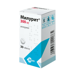 Милурит таблетки 300 мг 30 шт Милурит таблетки 300 мг 30 шт