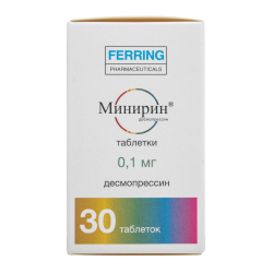 Минирин таблетки 0,1 мг 30 шт Минирин таблетки 0,1 мг 30 шт
