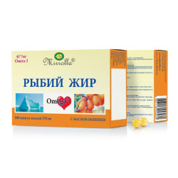 Mirrolla Рыбий жир с маслом облепихой капсулы массой 370 мг 100 шт Mirrolla Рыбий жир с маслом облепихой капсулы массой 370 мг 100 шт