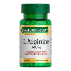 Nature's Bounty L-Аргинин 500 мг капсулы массой 616 мг 50 шт