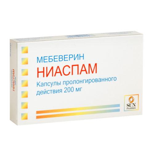 Ниаспам капсулы с пролонг высвобождением 200 мг 30 шт