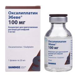 Оксалиплатин-Эбеве концентрат д/приг раствора для инфузий 100 мг фл 1 шт