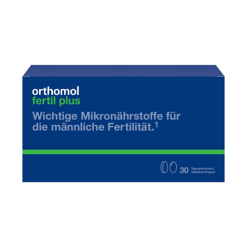 Orthomol Fertil plus/Ортомол Фертиль плюс набор таблетки массой 850 мг+469 мг+капсулы массой 854 мг курс 30 дней 1 уп Orthomol Fertil plus/Ортомол Фертиль плюс набор таблетки массой 850 мг+469 мг+капсулы массой 854 мг курс 30 дней 1 уп