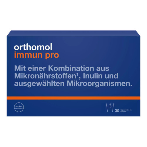 Orthomol Immun Pro/Ортомол Иммун Про набор порошок саше массой 15 г +саше массой 2,0 г курс 30 дней 1 уп Orthomol Immun Pro/Ортомол Иммун Про набор порошок саше массой 15 г +саше массой 2,0 г курс 30 дней 1 уп