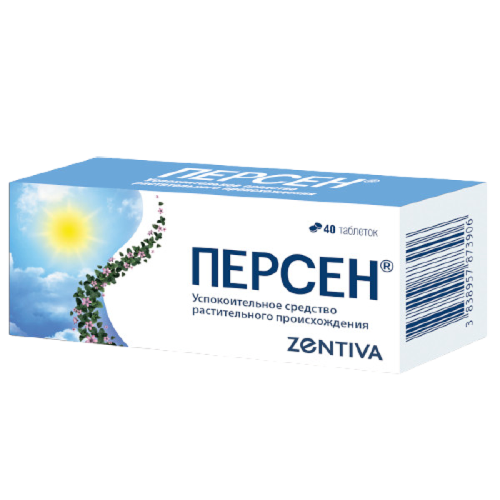 Персен таблетки покрыт.об. 40 шт Персен таблетки покрыт.об. 40 шт