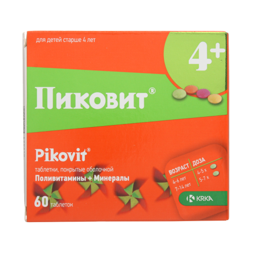 Пиковит таблетки покрыт.об. 60 шт