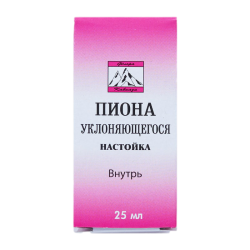 Пиона уклоняющегося настойка 25 мл 1 шт